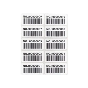 Sequentially Numbered Barcodes - Image 3