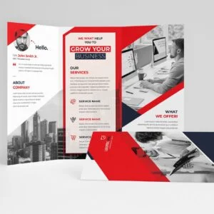 A4 6-Panel (Roll Fold) - Image 4